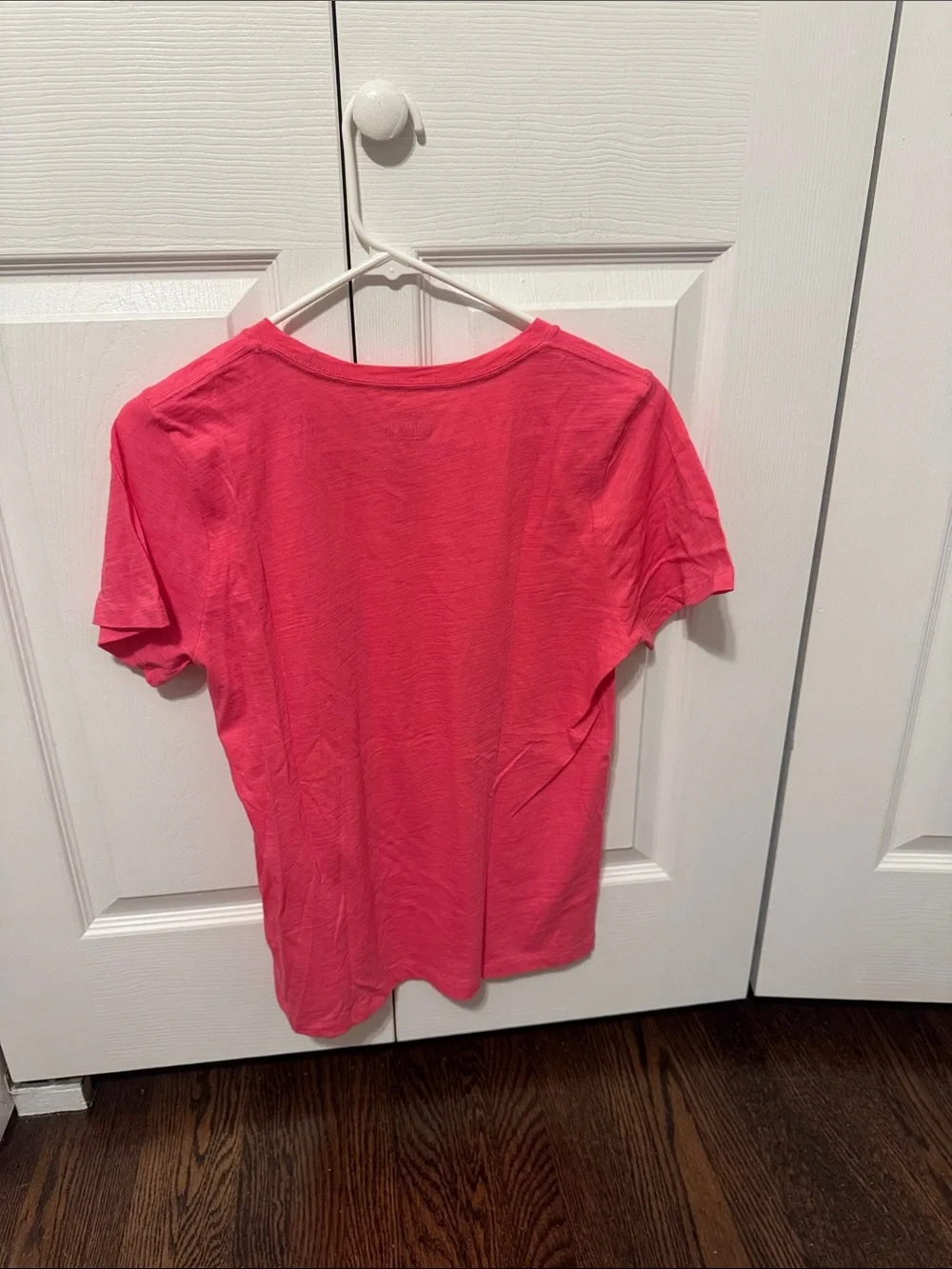 J. Crew Pink 'Cheers!' Graphic Short Sleeve Tee